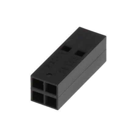Molex Board Connector, 4 Contact(S), 2 Row(S), Female, Straight, 0.1 Inch Pitch, Crimp Terminal, Locking, 901430004